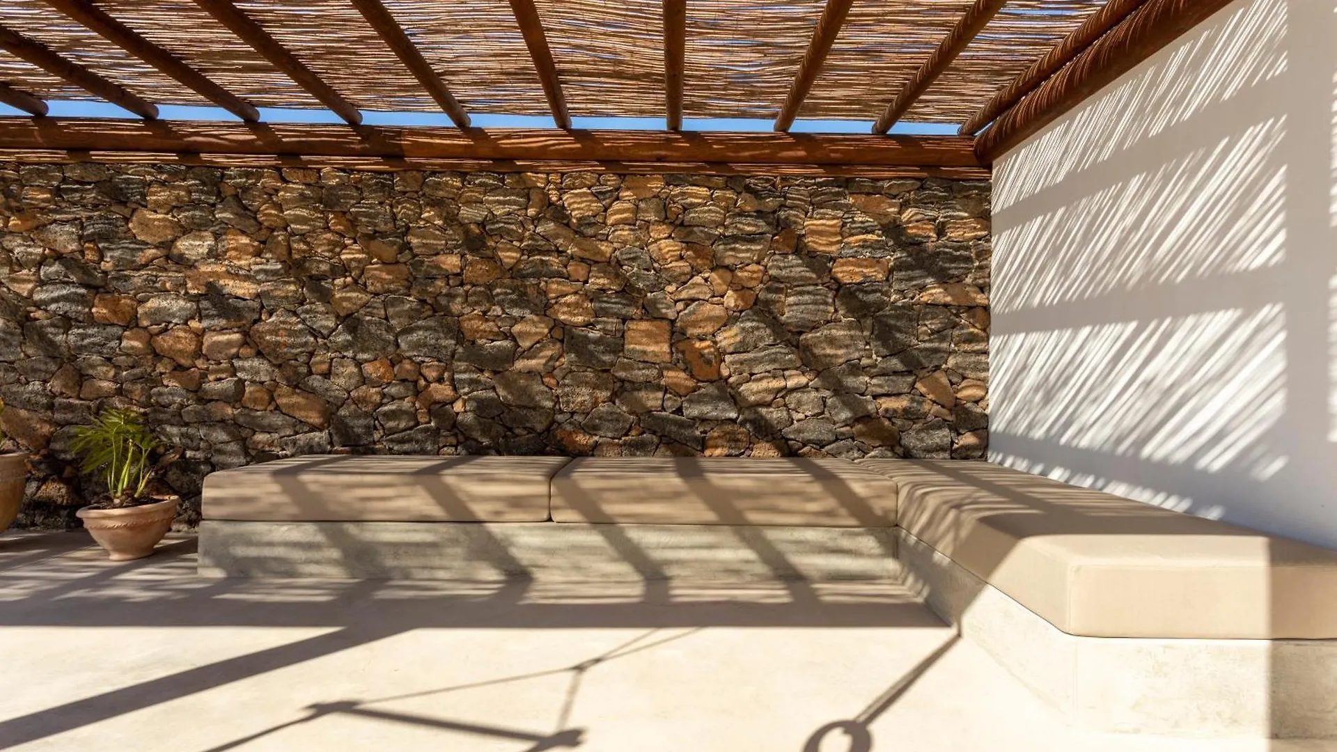 Rustic Chalet With Pool In Lajares Center Spain